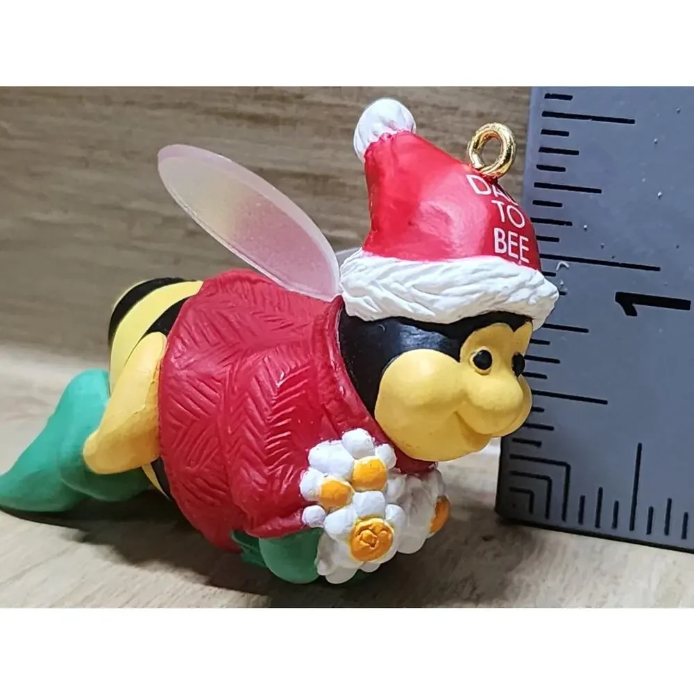1993 Hallmark Keepsake Dad to Be Bee Ornament Dated Adorable With Box